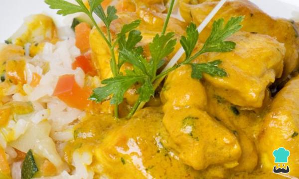 Receta de Conejo al curry