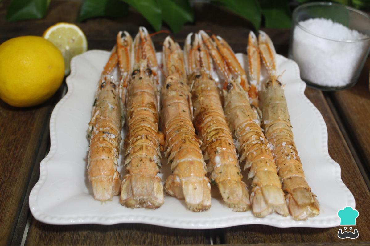 Receta de Cigalas congeladas a la plancha