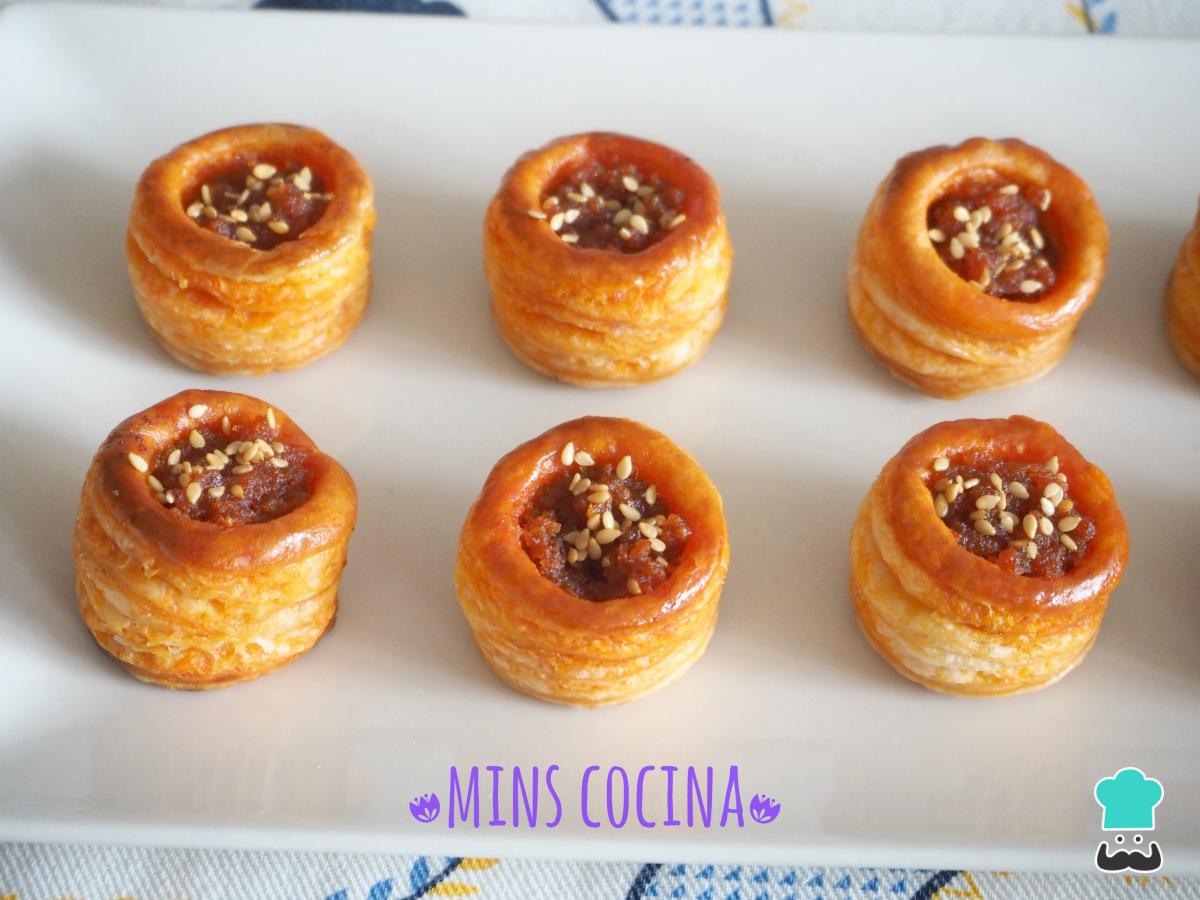 Receta de Hojaldre relleno salado