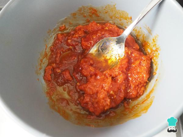 Receta de Hojaldritos rellenos salados - Con sobrasada y miel - Paso 1