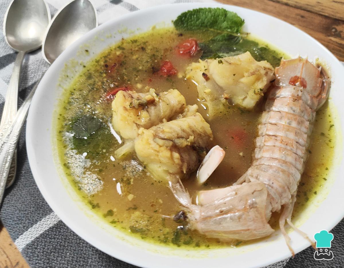 Receta de Sopa de rape