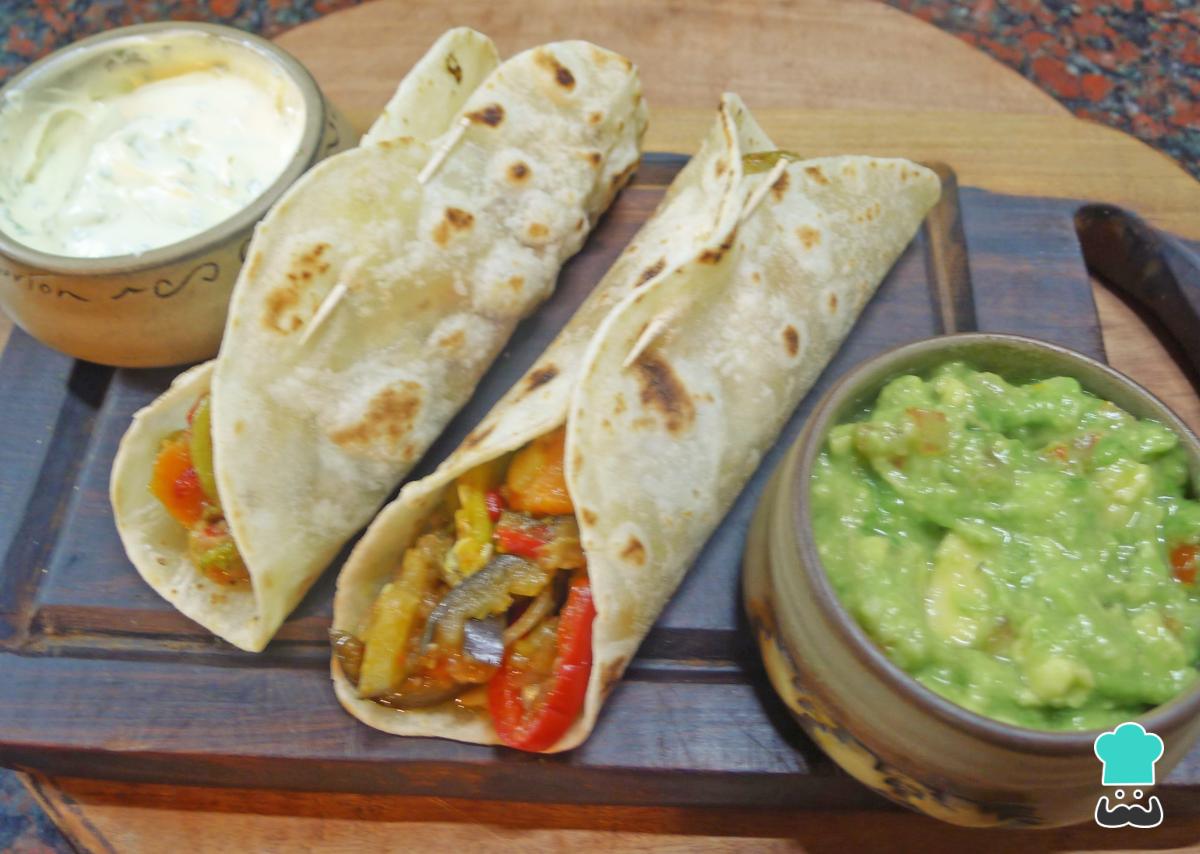Receta de Tacos vegetarianos
