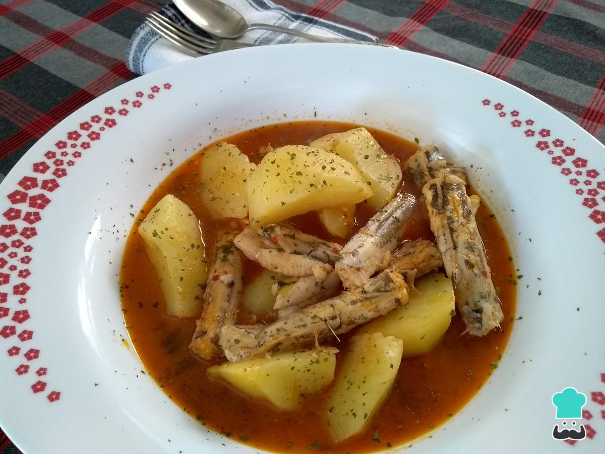 Receta de Congrio con patatas