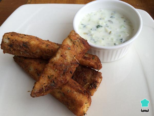 Receta de Palitos de pescado a las finas hierbas