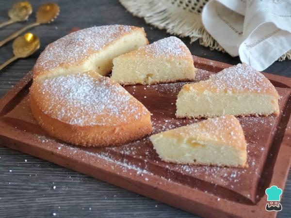 Receta de Bizcocho de nata y mantequilla