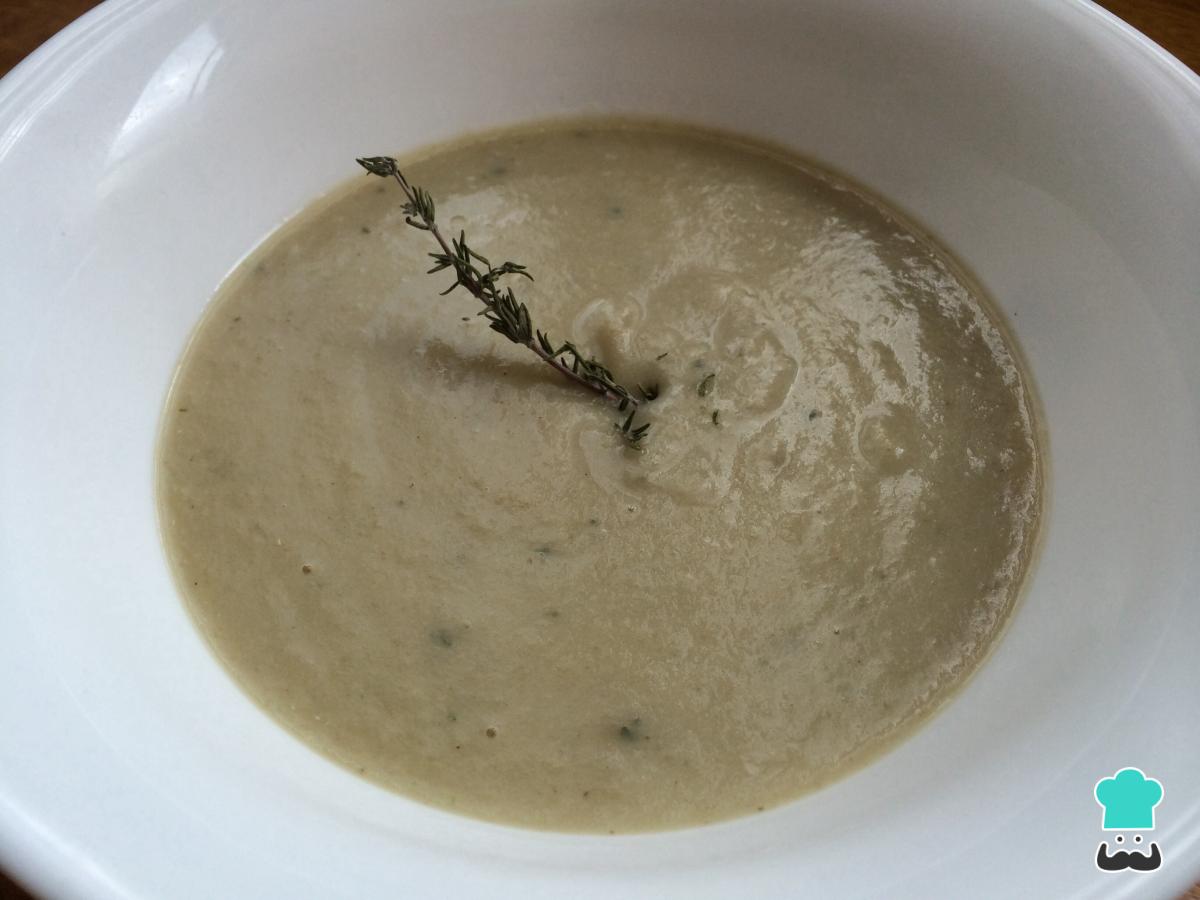 Receta de Crema de berenjena y calabacín