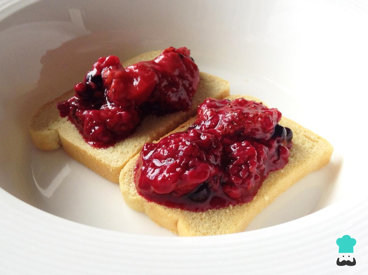 Receta de Mermelada de frutos rojos sin azúcar