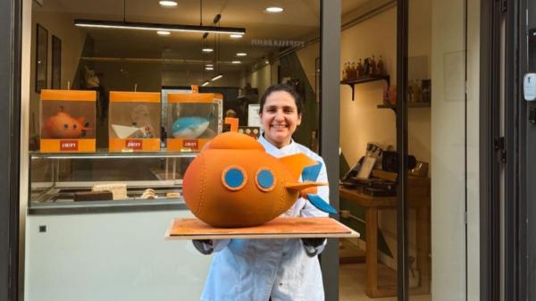 Las monas de Pascua más espectaculares de este año (algunas parecen obras de arte) - Mona Nautilus: cuando la grandeza se convierte en chocoloate