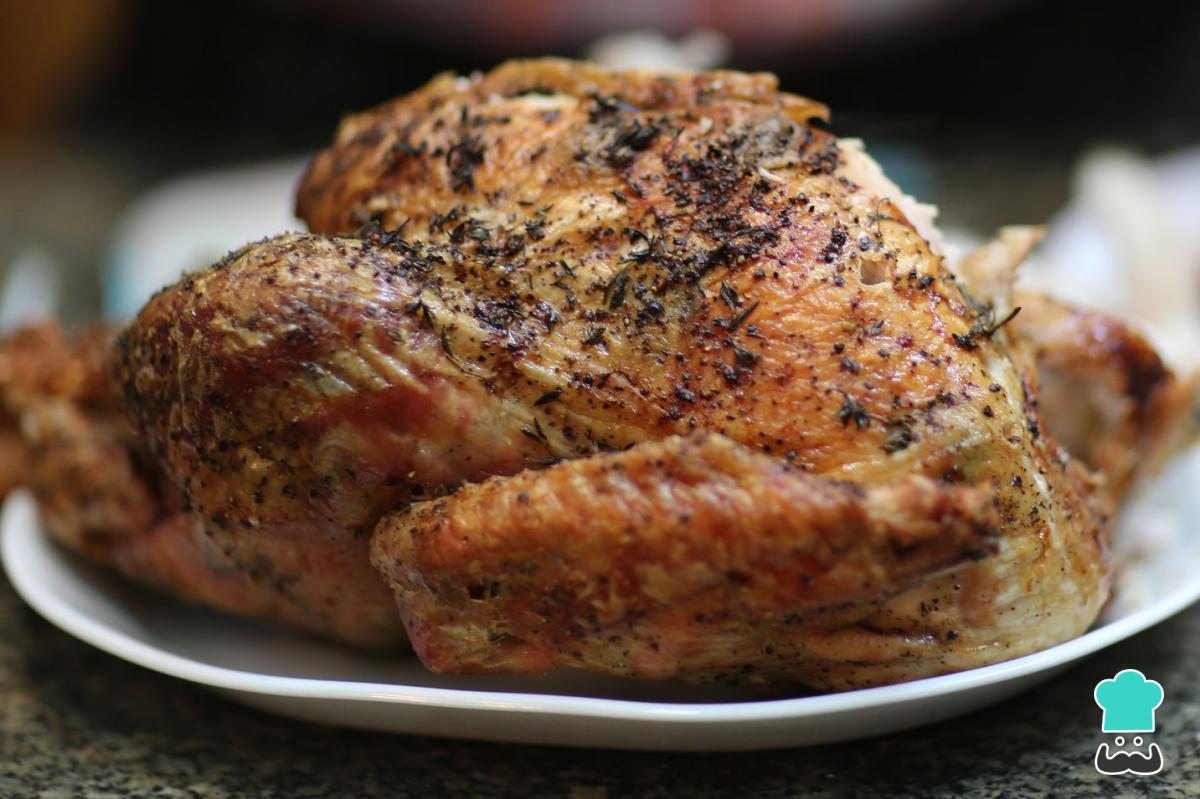 Receta de Pavo horneado con y sin relleno