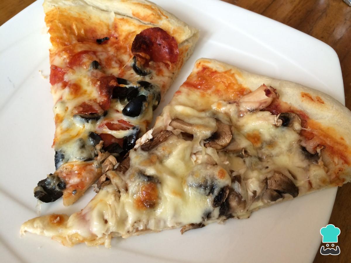 Receta de Pizza con harina integral para diabéticos