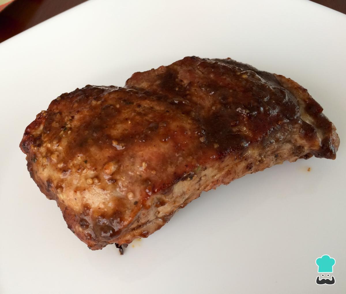 Receta de Costillas en salsa de ciruelas