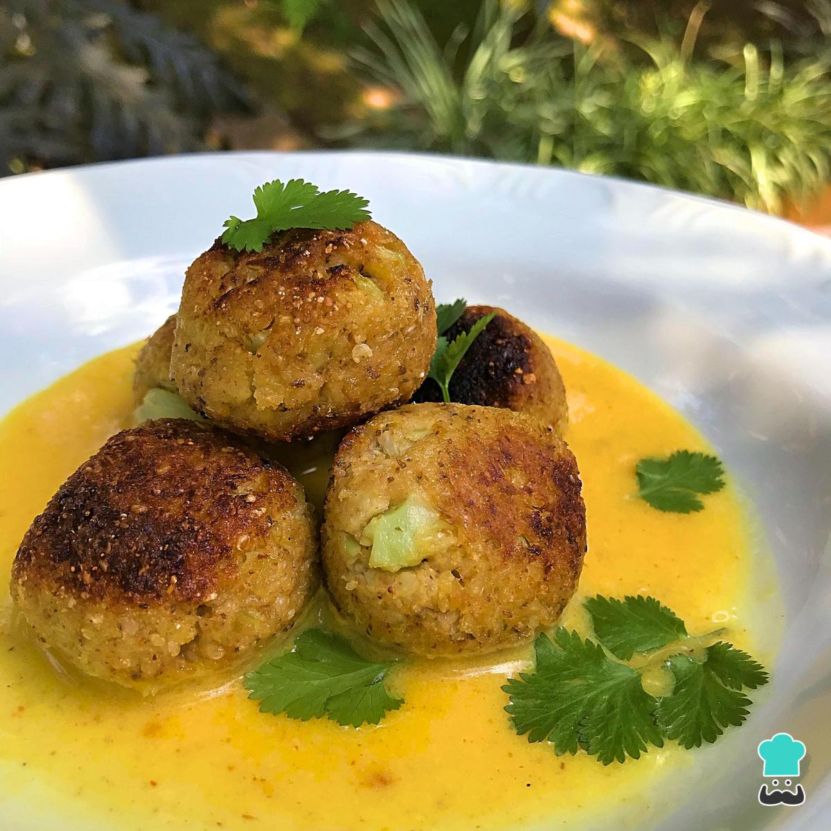 Receta de Albóndigas de coliflor