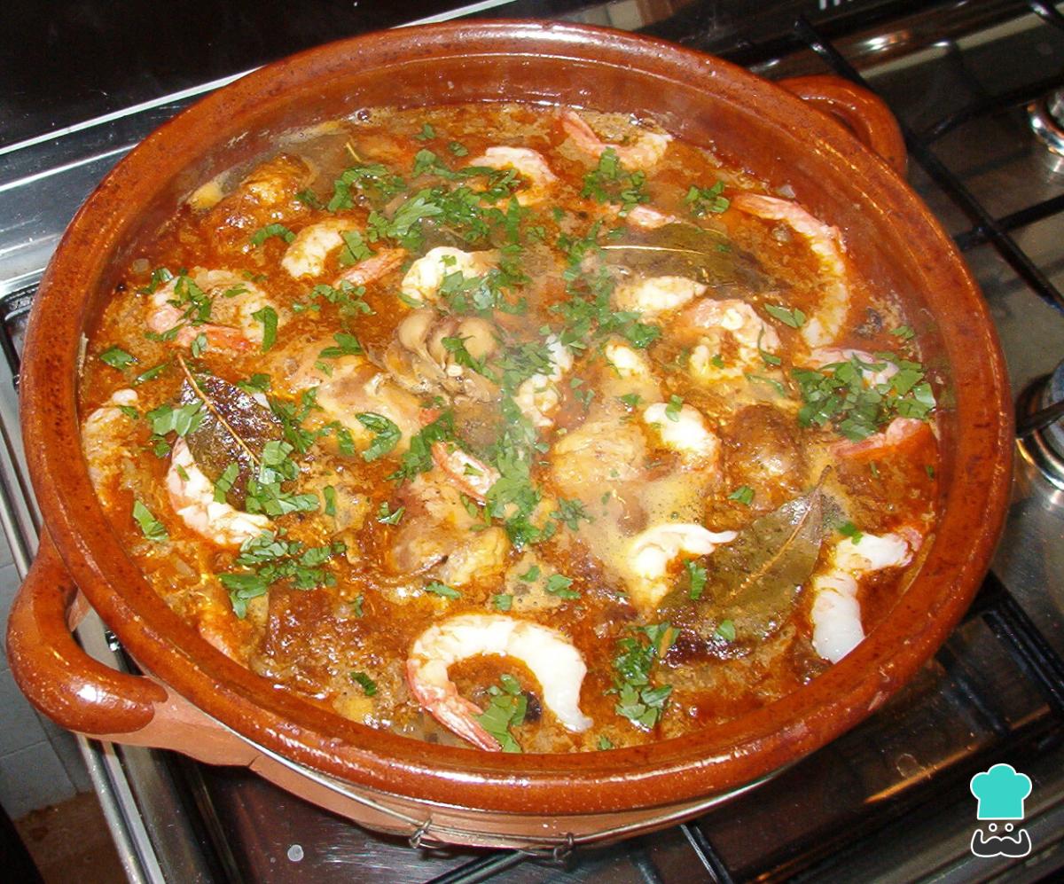 Receta de Conejo con Gambas