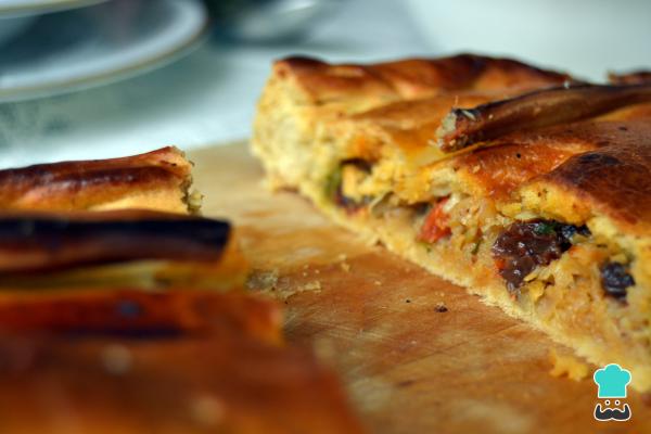 Receta de Empanada de bacalao a la gallega