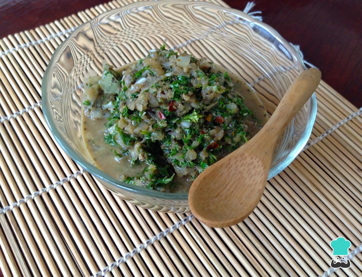 Receta de Chimichurri balsámico
