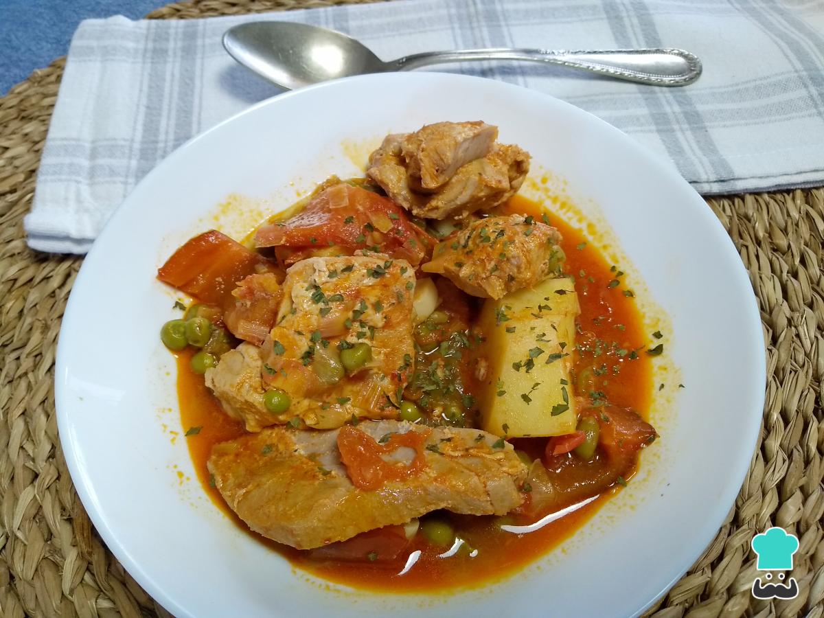 Receta de Marmitako de atún