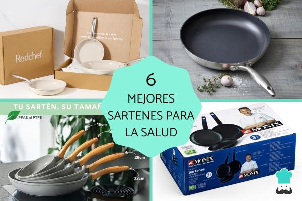 Mejores sartenes para la salud 2025
