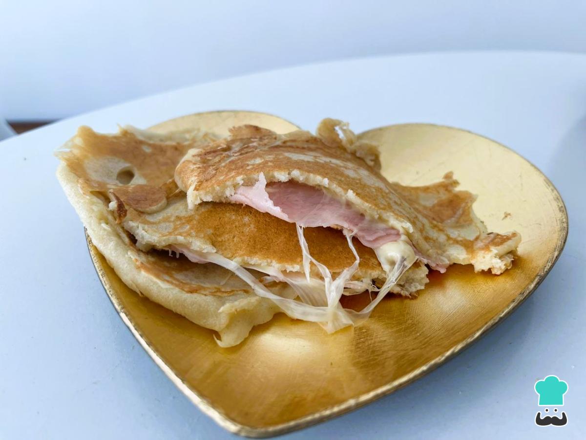 Receta de Panqueques de jamón y queso