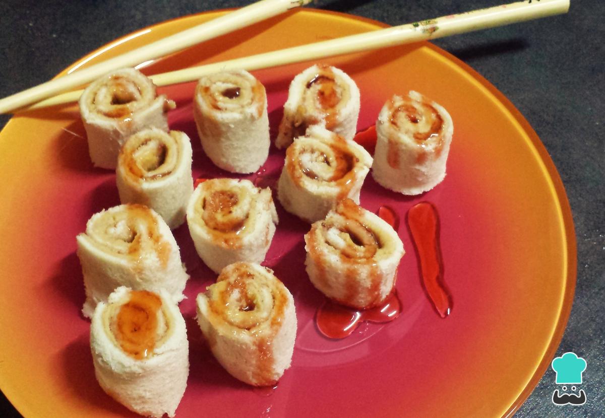 Receta de Sushi dulce para niños