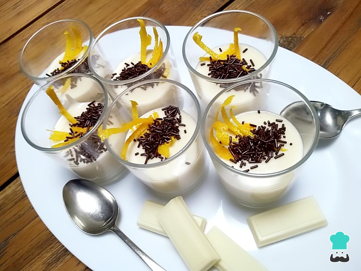 Receta de Cremoso de chocolate blanco