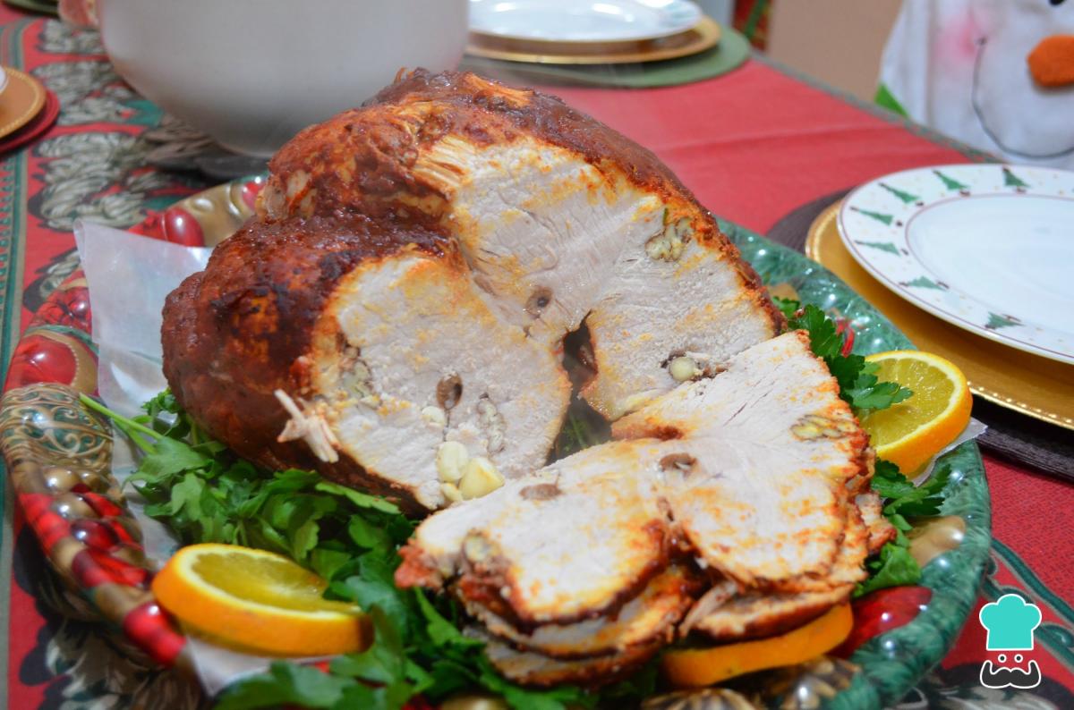 Receta de Pierna de cerdo enchilada