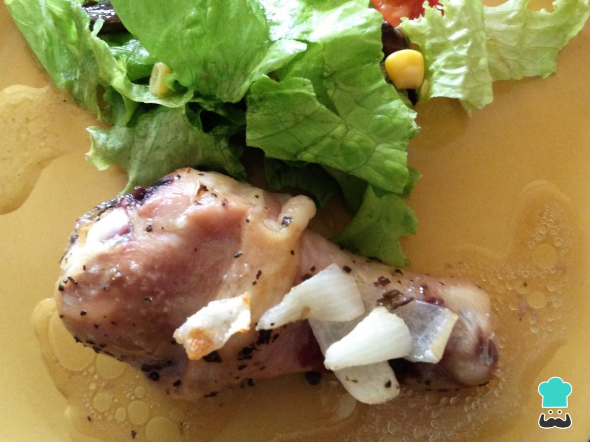 Receta de Muslos de pollo a la cerveza