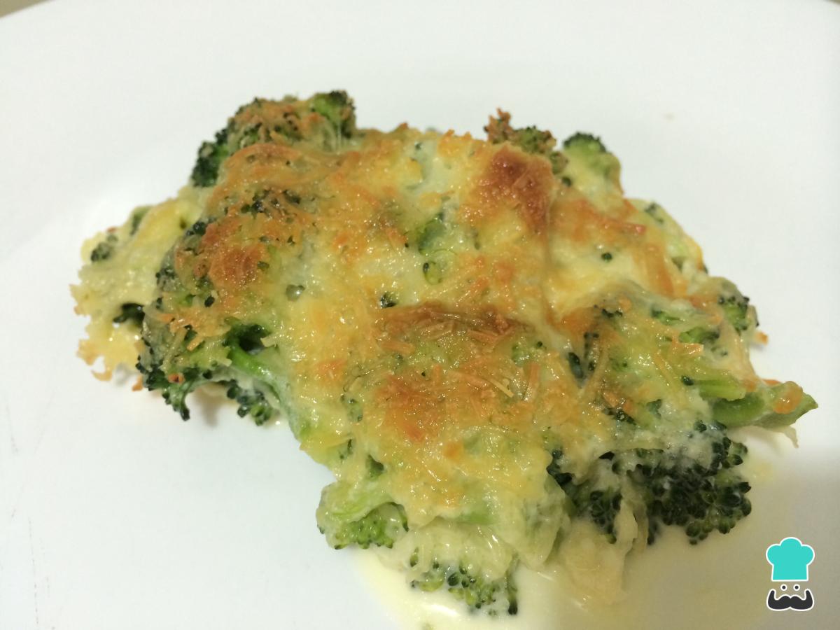 Receta de Brócoli gratinado al horno