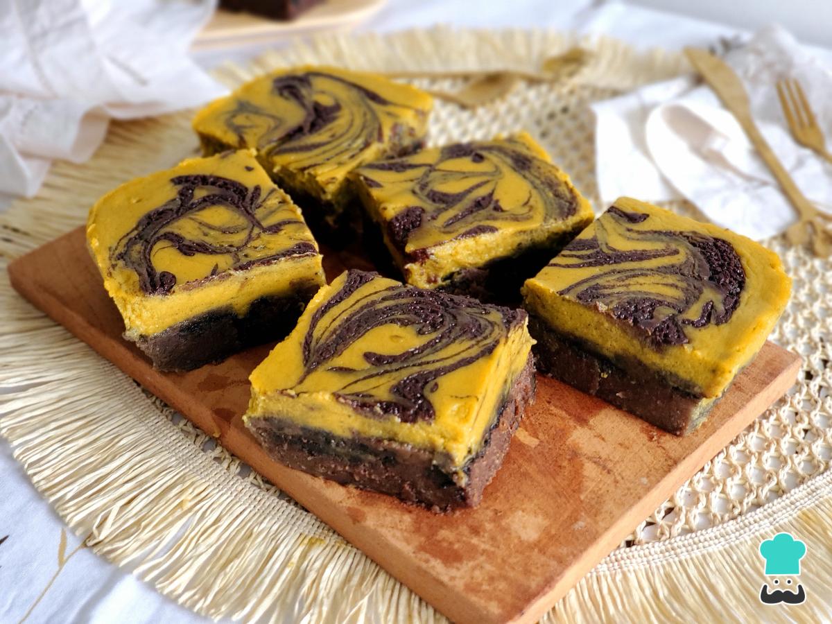 Receta de Brownie de calabaza