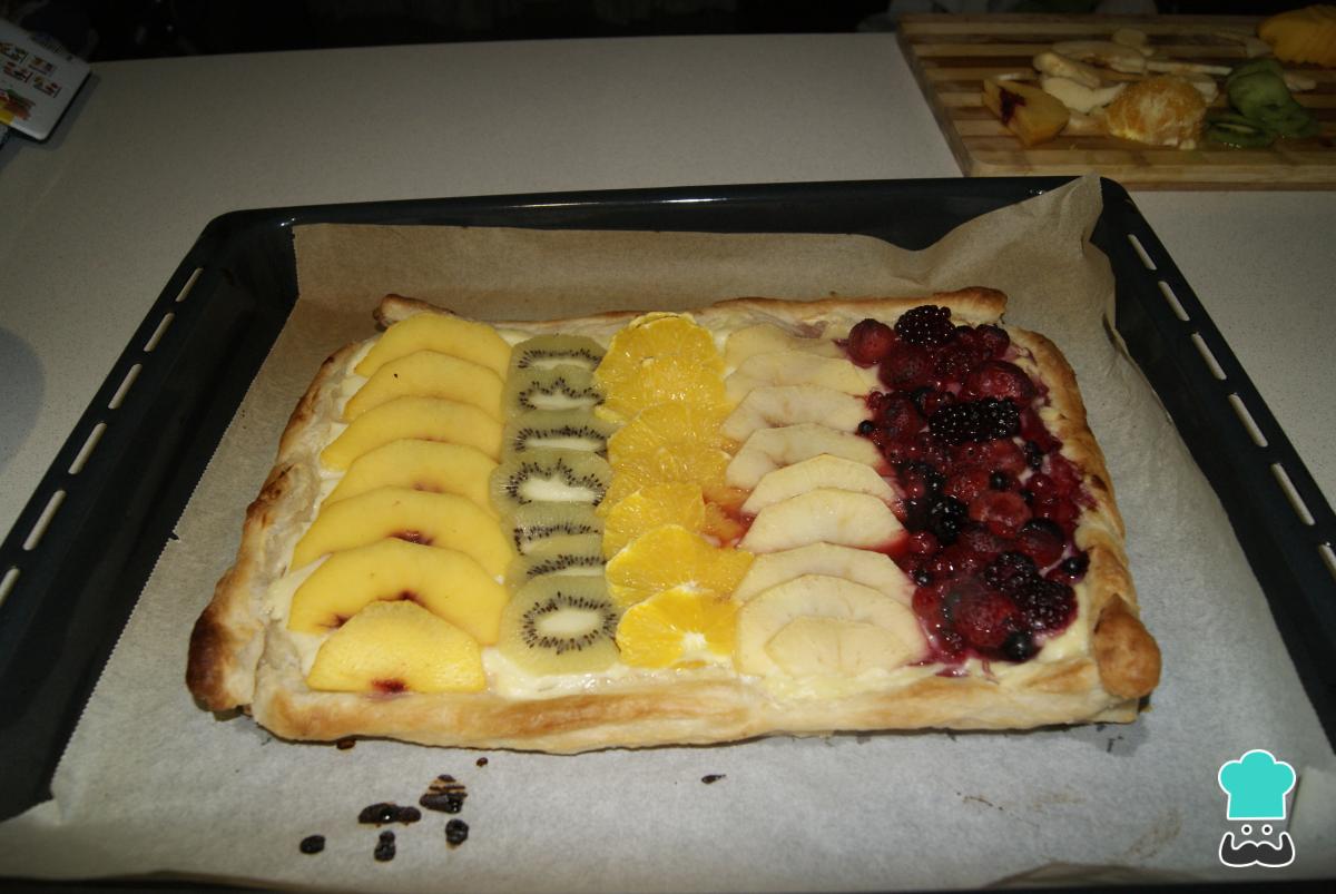 Receta de Hojaldre de frutas fácil