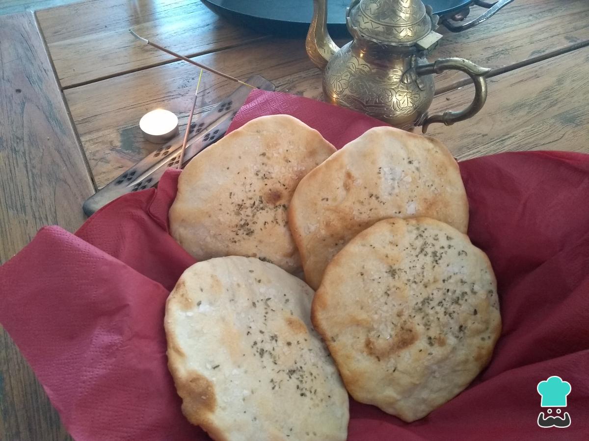 Receta de Pan naan o pan indio