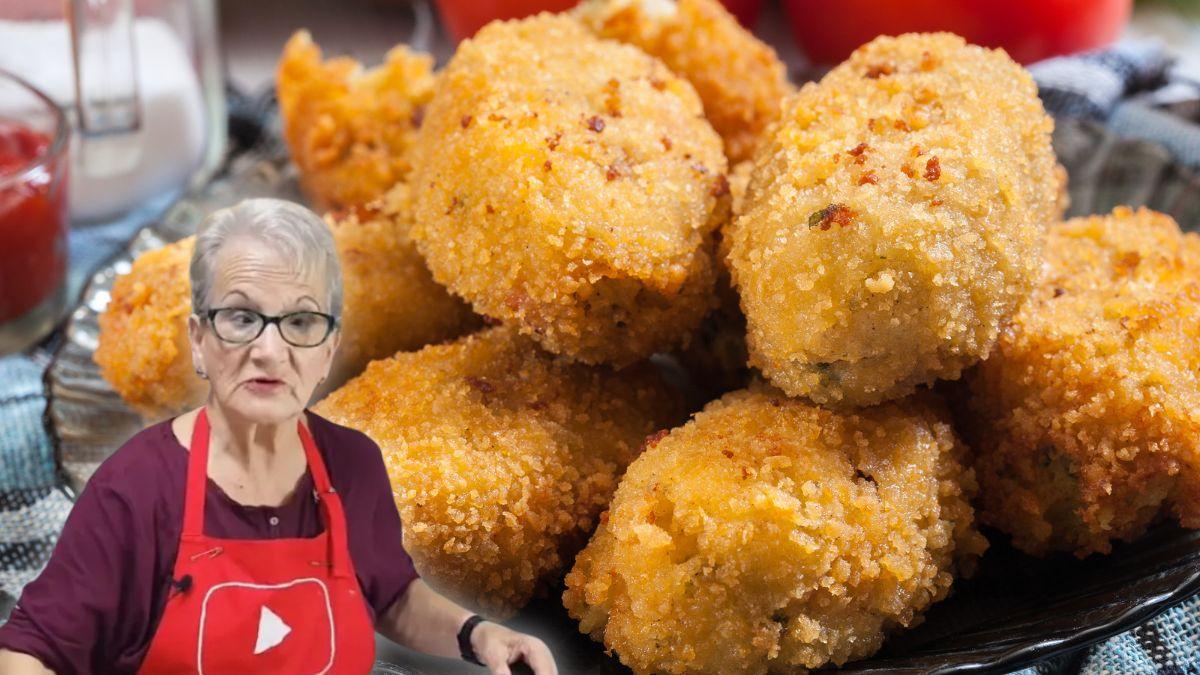 Alfonsa, cocinera: “Para que las croquetas no se rompan al freírlas, no las pases por harina, rebózalas dos veces en huevo y pan rallado”