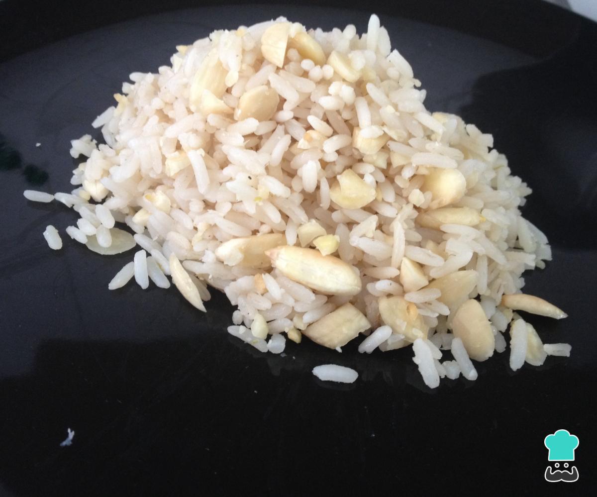 Receta de Arroz de almendras
