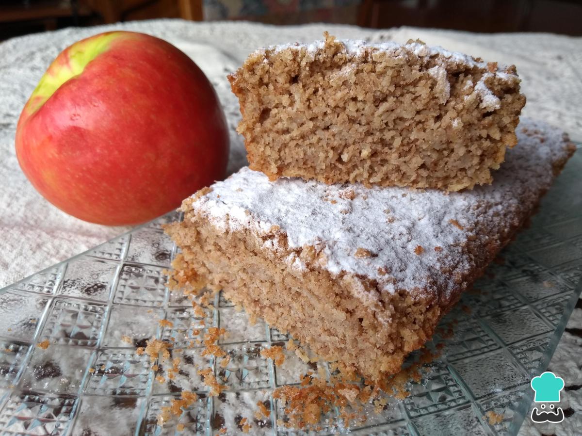 Receta de Budín de manzana y avena fit