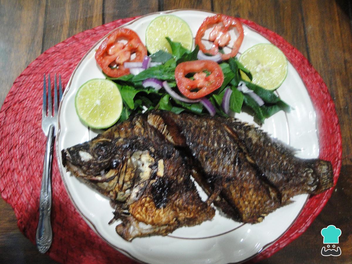 Receta de Mojarra al mojo de ajo