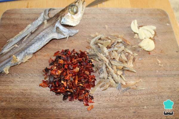 Receta de Pericana - Paso 1
