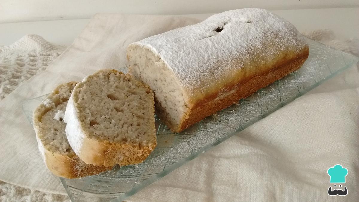 Receta de Budín de banana vegano
