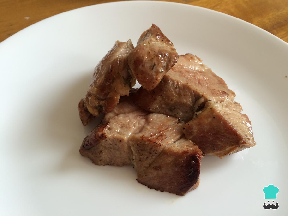 Receta de Cerdo asado al horno