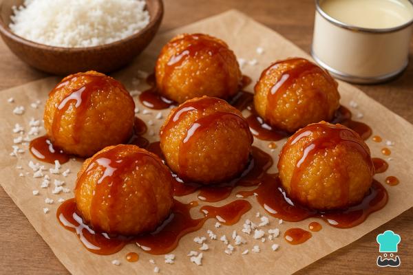 Receta de Coquitos acaramelados