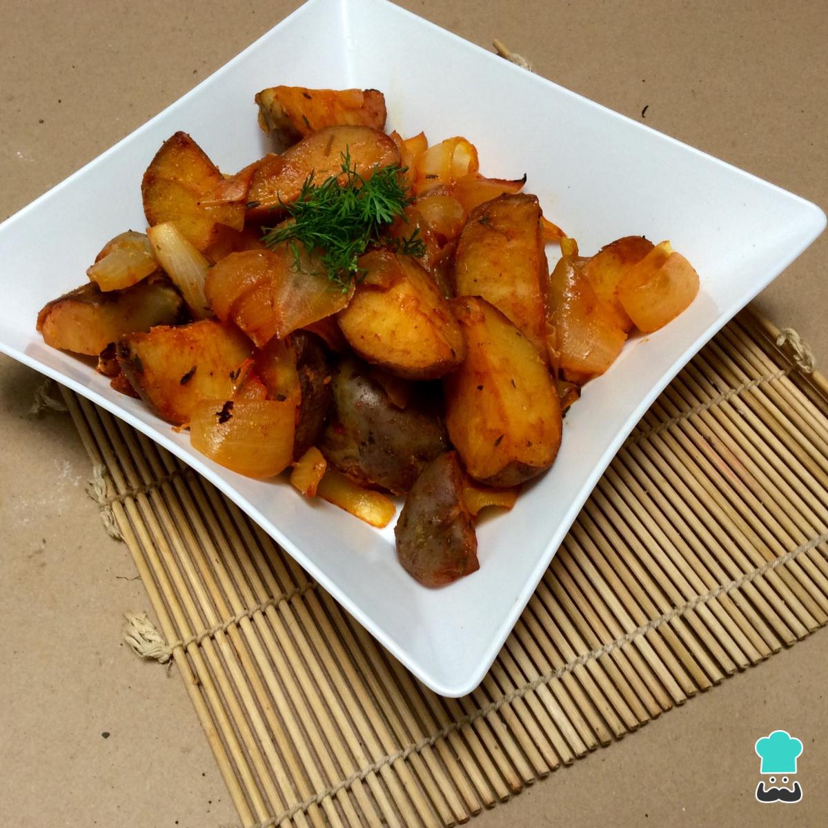 Receta de Patatas cajún