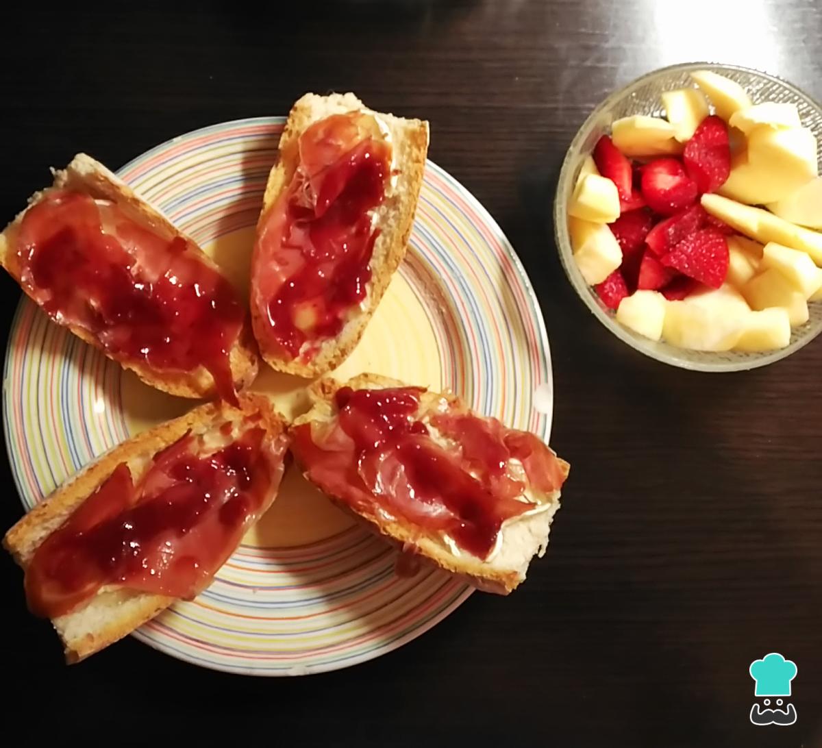 Receta de Pincho de jamón con queso de cabra
