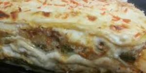 Lasagna de frutos del mar