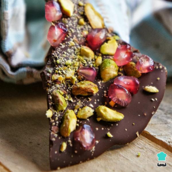 Receta de Tejas de chocolate y pistachos - Paso 6