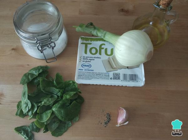 Receta de Tofu con espinacas - Paso 1