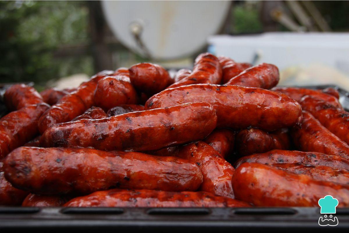 Receta de Chorizos parrilleros
