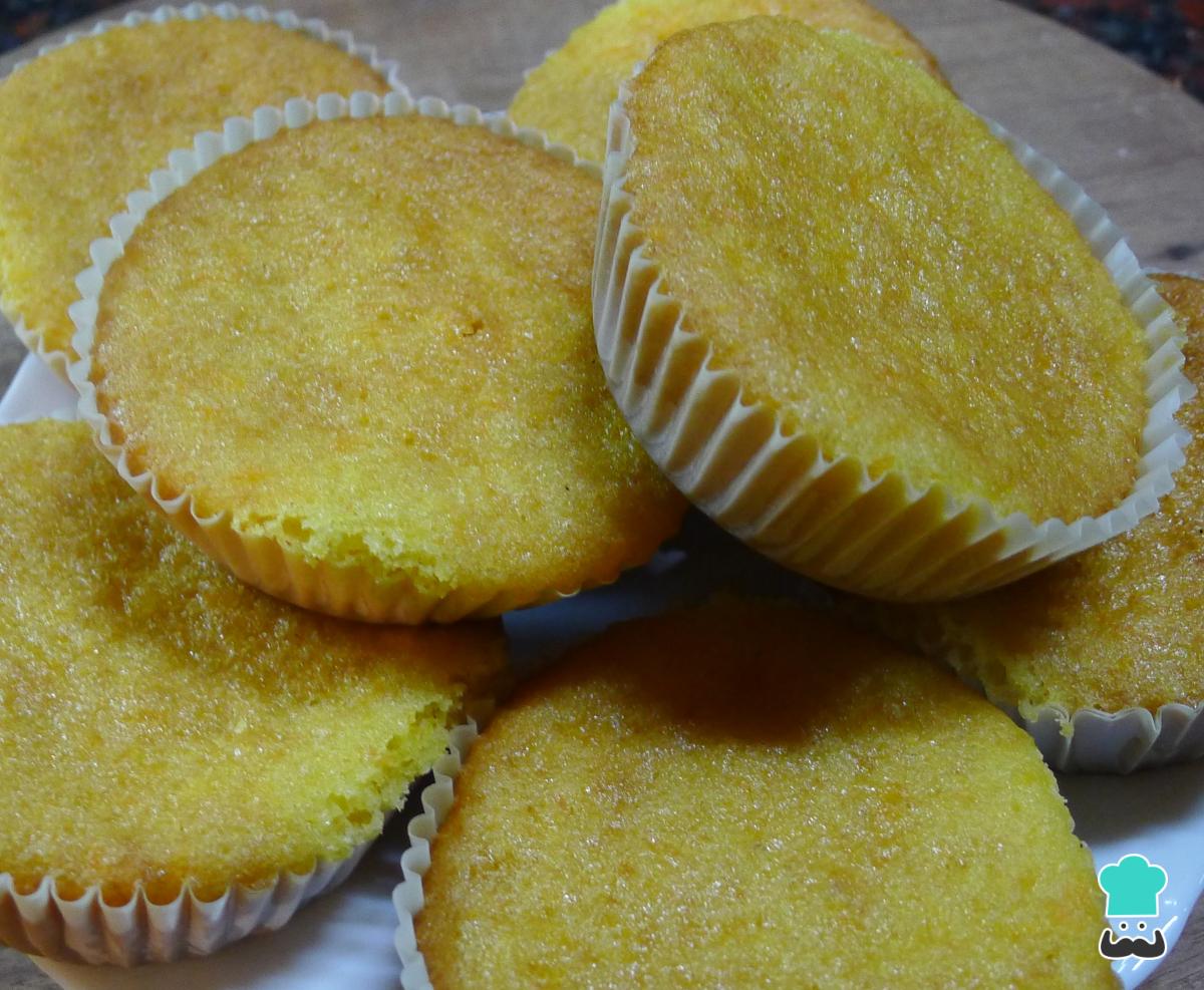 Receta de Cupcakes de zanahoria fácil
