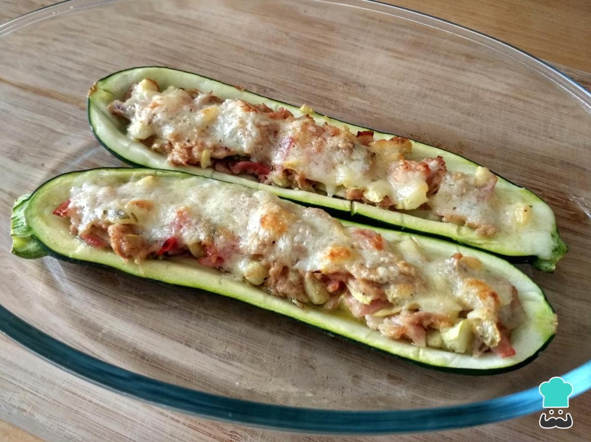 Receta de Calabacín relleno de atún