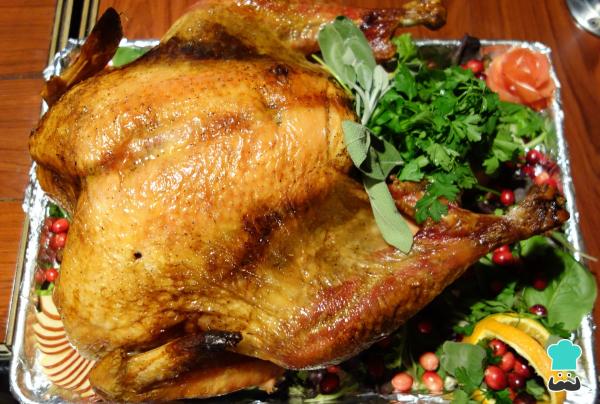 Receta de Pavo para "Thanksgiving day"