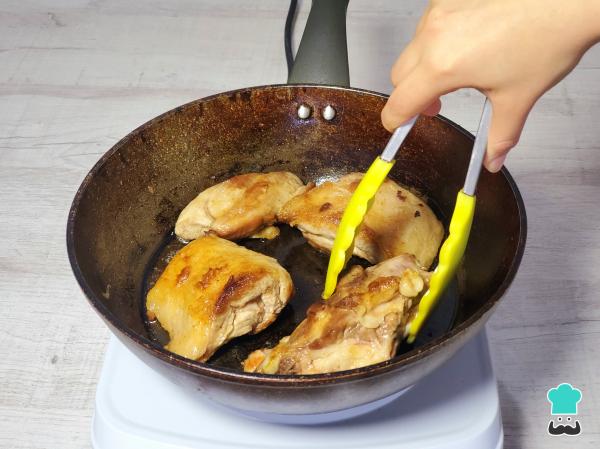 Receta de Solomillo en salsa de almendras - Paso 1