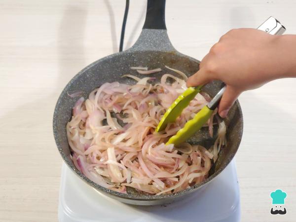 Receta de Solomillo en salsa de almendras - Paso 2