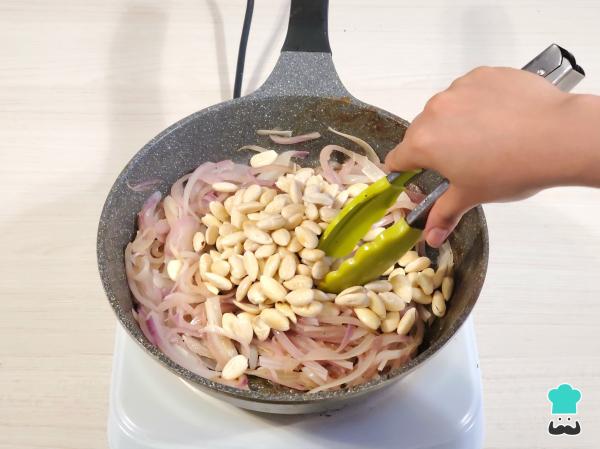 Receta de Solomillo en salsa de almendras - Paso 3